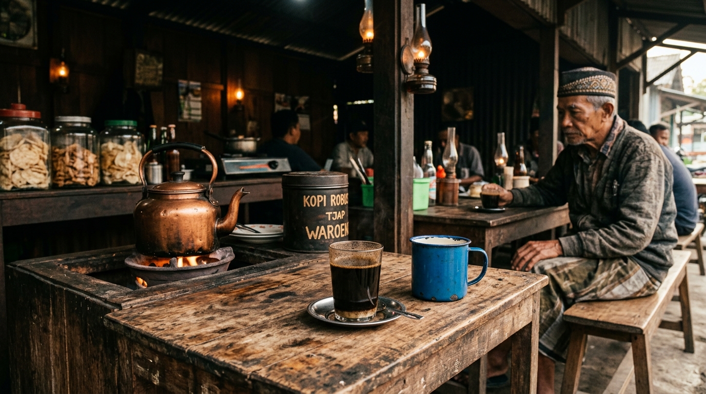 Menelusuri Warung Kopi Tradisional Legendaris Penjual Kopi Tubruk